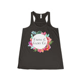 Women's Faith & Glory Co. Original Flowy Racerback Tank-Clothing-The Faith And Glory Company-Black-XXS-The Faith And Glory Company 