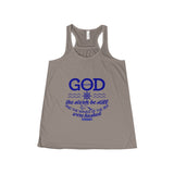 Women's Stormy Flowy Racerback Tank-Clothing-The Faith And Glory Company-Pebble Brown-S-The Faith And Glory Company 