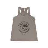 Women's Faith Makes It Possible Flowy Racerback Tank-Clothing-The Faith And Glory Company-Pebble Brown-S-The Faith And Glory Company 