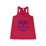 Women's Stormy Flowy Racerback Tank-Clothing-The Faith And Glory Company-Red-S-The Faith And Glory Company 