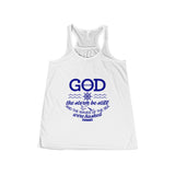 Women's Stormy Flowy Racerback Tank-Clothing-The Faith And Glory Company-White-XS-The Faith And Glory Company 