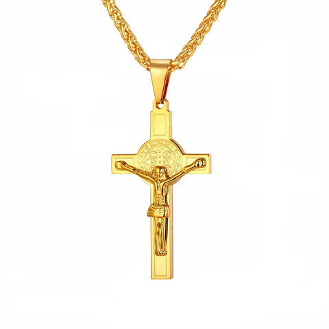 Latin Crucifix Pendant Necklace-Jewelry-The Faith And Glory Company-The Faith And Glory Company 