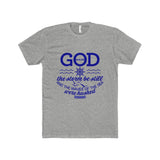 Men's Stormy Premium Fitted Short-Sleeve Crew Neck T-Shirt-Clothing-The Faith And Glory Company-90/10 Heather Gray-XS-The Faith And Glory Company 