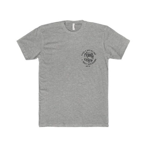 Men's Faith Makes It Possible Premium Fitted Short-Sleeve Crew Neck T-Shirt-Clothing-The Faith And Glory Company-90/10 Heather Gray-XS-The Faith And Glory Company 