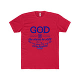 Men's Stormy Premium Fitted Short-Sleeve Crew Neck T-Shirt-Clothing-The Faith And Glory Company-Solid Red-XS-The Faith And Glory Company 