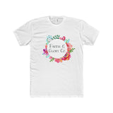 Men's Original Faith & Glory Co. Premium Fitted Short-Sleeve Crew Neck T-Shirt-Clothing-The Faith And Glory Company-Solid White-XS-The Faith And Glory Company 