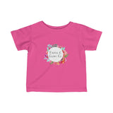 Infant Original Faith & Glory Co. Fine Jersey Tee-Clothing-The Faith And Glory Company-Hot Pink-9-12M-The Faith And Glory Company 