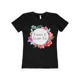 Women's Original Faith & Glory Co. Boyfriend Tee-Clothing-The Faith And Glory Company-Solid Black-XS-The Faith And Glory Company 