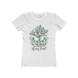 Women's Grow In The Grace Boyfriend Tee-Clothing-The Faith And Glory Company-Solid White-S-The Faith And Glory Company 