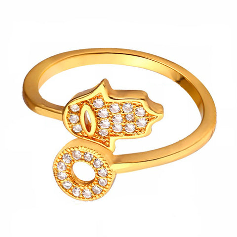 Hamsa Ring-Jewelry-The Faith And Glory Company-The Faith And Glory Company 