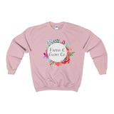 Women's Faith & Glory Co. Original Crewneck Sweatshirt-Clothing-The Faith And Glory Company-Light Pink-S-The Faith And Glory Company 