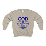 Stormy Adult Crewneck Sweatshirt-Clothing-The Faith And Glory Company-Sand-S-The Faith And Glory Company 