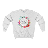 Women's Faith & Glory Co. Original Crewneck Sweatshirt-Clothing-The Faith And Glory Company-White-XL-The Faith And Glory Company 