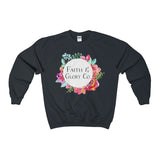 Faith & Glory Co. Original Crewneck Sweatshirt-Clothing-The Faith And Glory Company-Black-XXXXL-The Faith And Glory Company 