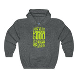 Do Not Give Up Hoodie-Clothing-The Faith And Glory Company-Dark Heather-S-The Faith And Glory Company 