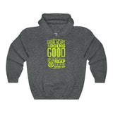 Women's Do Not Give Up Hoodie-Clothing-The Faith And Glory Company-Dark Heather-S-The Faith And Glory Company 