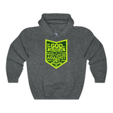 Who Can Be Against Us Hoodie-Clothing-The Faith And Glory Company-Dark Heather-S-The Faith And Glory Company 