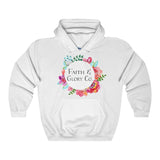 Women's Original Faith & Glory Co. Hoodie-Clothing-The Faith And Glory Company-White-S-The Faith And Glory Company 