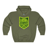 Who Can Be Against Us Hoodie-Clothing-The Faith And Glory Company-Military Green-L-The Faith And Glory Company 