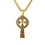 Celtic Cross Necklace-Jewelry-The Faith And Glory Company-Gold Plated-The Faith And Glory Company 