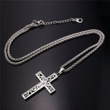 Visible Faith Crucifix Pendant Nekclace-Jewelry-The Faith And Glory Company-The Faith And Glory Company 