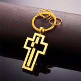 Swivel Cross Keychain-Jewelry-The Faith And Glory Company-The Faith And Glory Company 