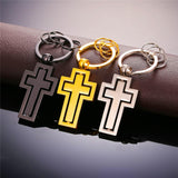 Swivel Cross Keychain-Jewelry-The Faith And Glory Company-The Faith And Glory Company 