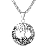 Vintage Tree Of Life Pendant Necklace-Jewelry-The Faith And Glory Company-Stainless Steel-The Faith And Glory Company 