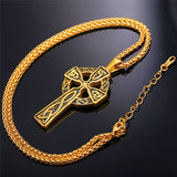 Celtic Cross Necklace-Jewelry-The Faith And Glory Company-The Faith And Glory Company 