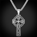 Celtic Cross Necklace-Jewelry-The Faith And Glory Company-Stainless Steel-The Faith And Glory Company 