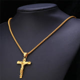 Men's Nazarenus Cross Pendant Necklace-Jewelry-The Faith And Glory Company-The Faith And Glory Company 