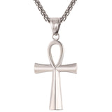 Ankh Cross Pendant Necklace-Jewelry-The Faith And Glory Company-Stainless Steel-The Faith And Glory Company 