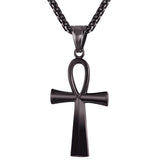 Ankh Cross Pendant Necklace-Jewelry-The Faith And Glory Company-Gun Metal-The Faith And Glory Company 