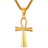 Ankh Cross Pendant Necklace-Jewelry-The Faith And Glory Company-Gold Plated-The Faith And Glory Company 