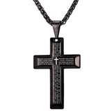 Lord's Prayer Pendant Necklace-Jewelry-The Faith And Glory Company-Gun Metal-The Faith And Glory Company 