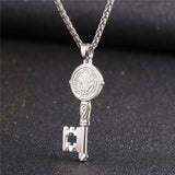 The Key to Conviction Saint Benedict Pendant Necklace-Jewelry-The Faith And Glory Company-The Faith And Glory Company 