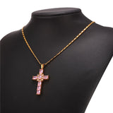 Rhinestone Cross Pendant Necklace-Jewelry-The Faith And Glory Company-The Faith And Glory Company 