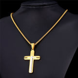 Men's Padre Nuestro (Lord's Prayer) Cruzar Necklace-Jewelry-The Faith And Glory Company-The Faith And Glory Company 