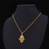 Hamsa Protection Pendant Necklace-Jewelry-The Faith And Glory Company-The Faith And Glory Company 