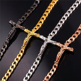 Men's Crucifix Chain Bracelet-Jewelry-The Faith And Glory Company-The Faith And Glory Company 